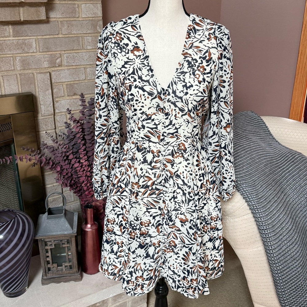 1.State Natural Nightlife Mini Dress - Natural